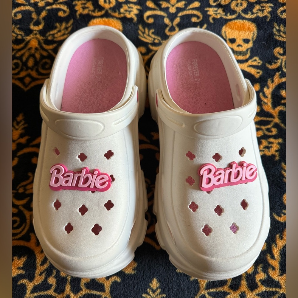 Barbie Platform Crocs